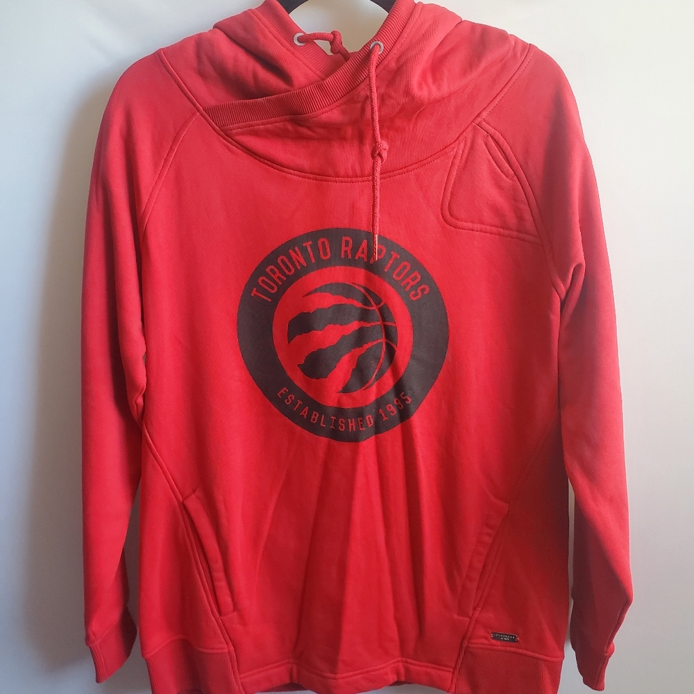 Toronto Raptors Levelwear Hoodie Red NBA Pullover Women’s Large NWT
